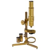 Rare German Brass Microscope, c. 1830