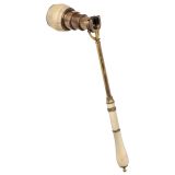 French Bone and Brass Monocular with Grip, c. 1850