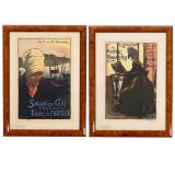 2 Original Lithographs from the Series Les Maitres de l'Affiche