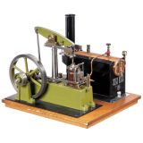 Model of Stuart Walking Beam Steam Engine with Boiler, c. 1980