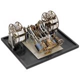 Twin-Cylinder Reversing Paddle Steamer Engine