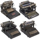 4 American Typewriters