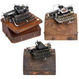 3 Blickensderfer Typewriters