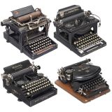 4 American Typewriters