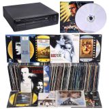Pioneer CLD-S310F Laser Disc Player with 198 Laser Discs, c. 198