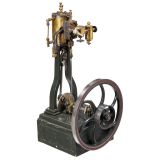 Large Working Model of a Vertical Single-Cylinder Steam Engine, 
