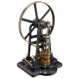 Working Model of a Single-Cylinder Overcrank Steam Engine