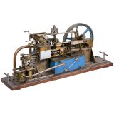 Well-Engineered Working Model of a Single-Cylinder Steam Engine,