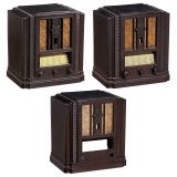 3 Telefunken Model 653 WL Bayreuth Radio Receivers, 1934