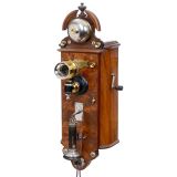 The First Complete Wall Telephone Set by L.M. Ericsson, 1880