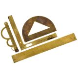 4 Geometric Drawing Instrumente, c. 1800