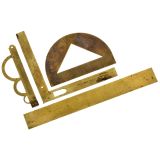 4 Geometric Drawing Instrumente, c. 1800