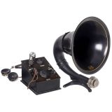 Receiver with Tube RE11 and Loudspeaker, c. 1925