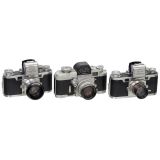 Alpa ALNEA Model 7 and 2 Alpa Standard Cameras, 1953
