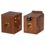 2 Students' Box Cameras, c. 1890