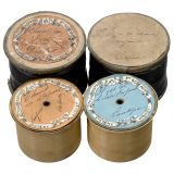 2 Original Henri Lioret Phonograph Cylinders, c. 1895