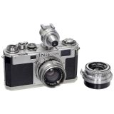 Nikon S2 Camera and 2 Nikkor Lenses