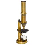 Early German Brass Microscope, c. 1870