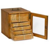 Microscope Slide Cabinet, late 19th Century