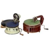 2 Toy Gramophones, c. 1925
