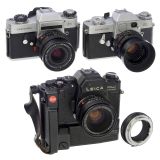 3 Leicaflex Cameras and a Summicron-R 2/35 mm Lens