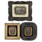 3 Daguerreotypes, c. 1850-60