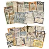 Collection of Historical Stock Certificates, c. 1900-30