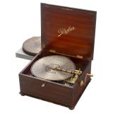 14½-Inch Polyphon Disc Musical Box with 12 Bells, c. 1900 
