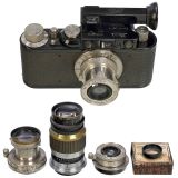 Leica II with 4 Lenses