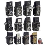 12 Different 6 x 6 TLR Cameras