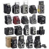 4 TLR Cameras 4 x 4 and 15 Pseudo-Reflex Cameras