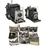 2 Fast American Press Cameras and Original Press Photos from t