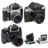 Exakta 66 Mod. 2, Pentacon Six TL and Kiev 60