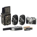4 Made in Italy Cameras and Tapeten-Rolleicord