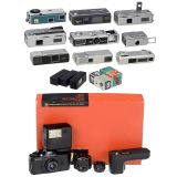 9 Miniature Cameras and Pentax 110