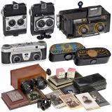 4 Stereo Cameras, Viewer and Autochrome Slides