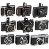 9 German Cameras for 127 Rollfilm
