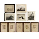 10 Large-Format Photographs from 1862 up to 1925 about Mining an