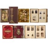 4 Family Photograph Albums and an Empty Album