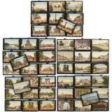 Collection of 49 Different Polyorama Metamorphic Images, 1849 on