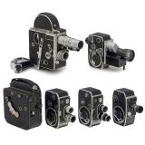 6 Bolex Film Cameras