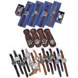 26 Russian Men's Wristwatches, c. 1985