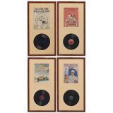 4 Decorative Record Sets for Vintage-Car Fans and Record Enthusi
