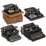 4 Mechanical Typewriters
