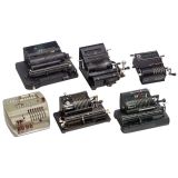 6 Spokewheel Calculating Machines