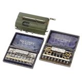 2 Adix Adding Machines and 1 Multifix Calculator