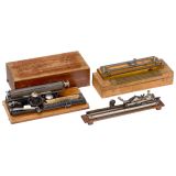 2 Braille Typewriters and 1 Writing Aid