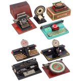 8 Early Toy Typewriters
