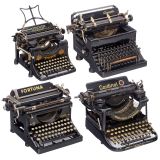 4 German Mechanical Typewriters