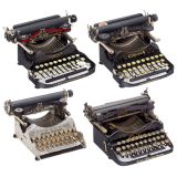 4 Folding Portable Typewriters